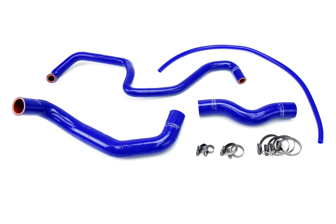 HPS Performance Hps Silicone Radiator Coolant Hose Kit 57 1048 Blue Blue - 57-1048-BLUE