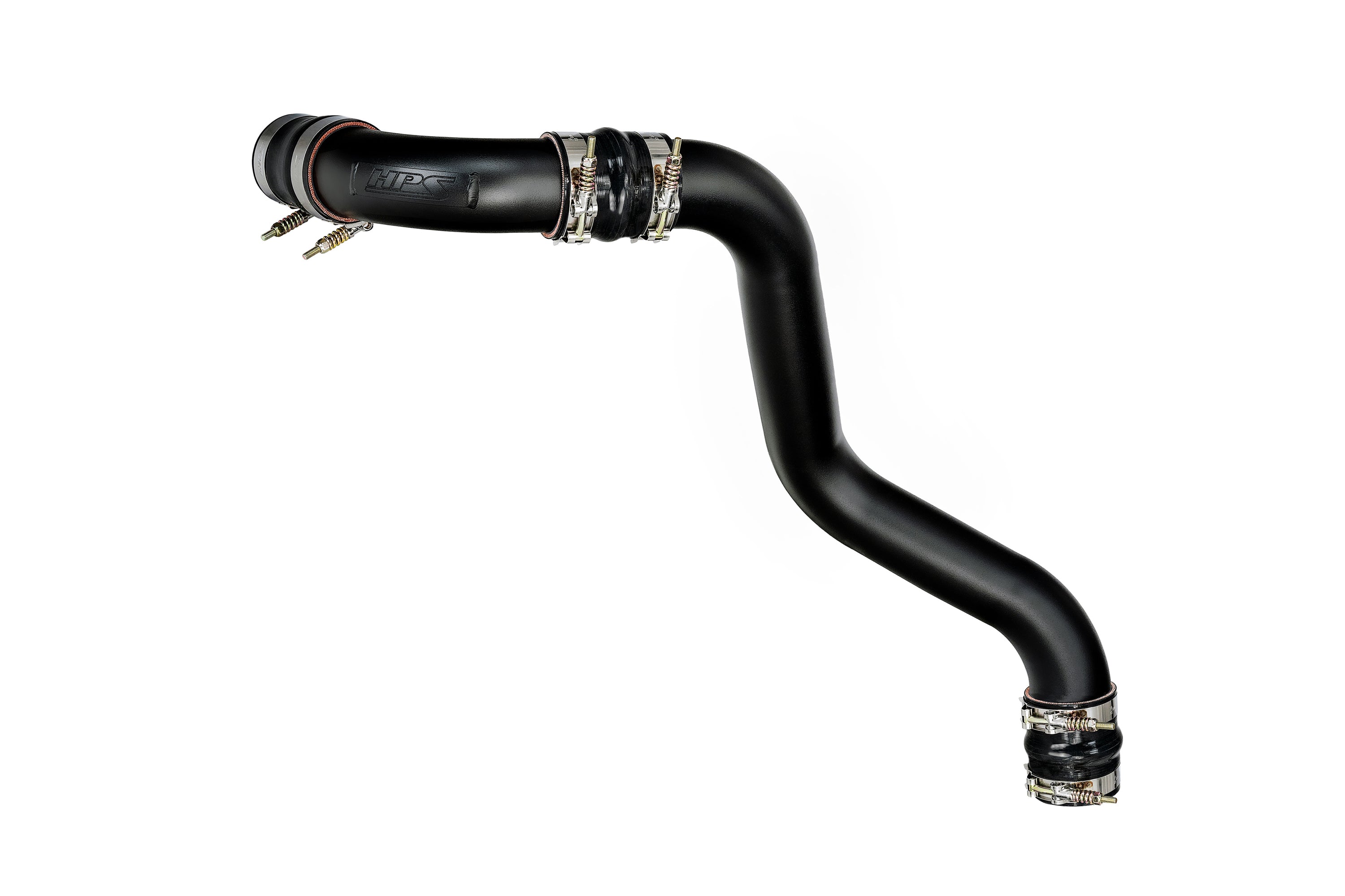 HPS Performance Hot Side Charge Pipe Kit 17-146WB Black - 17-146WB
