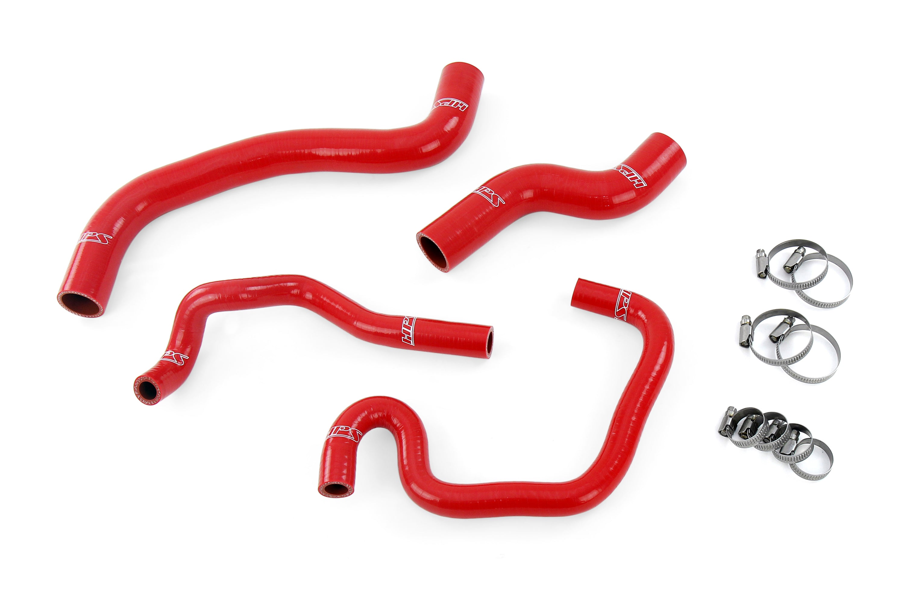 HPS Performance Hps Silicone Radiator And Heater Coolant Hose Kit 57 1080 Red Red - 57-1080-RED
