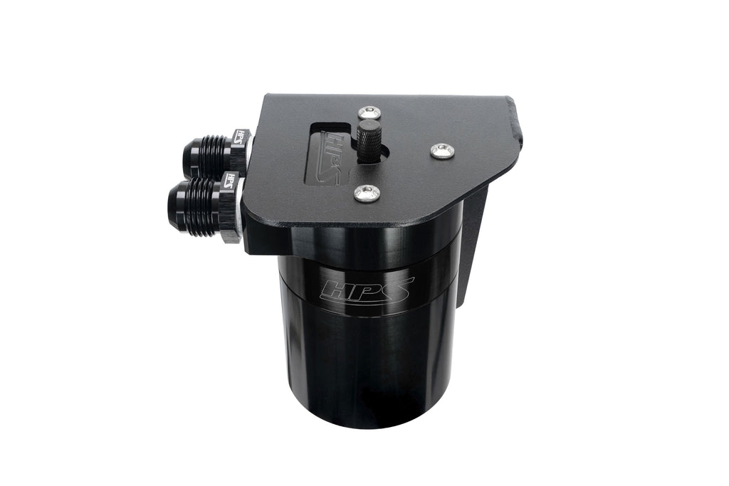 HPS Performance Oil Catch Can Kit 860-023WB, Black - 860-023WB
