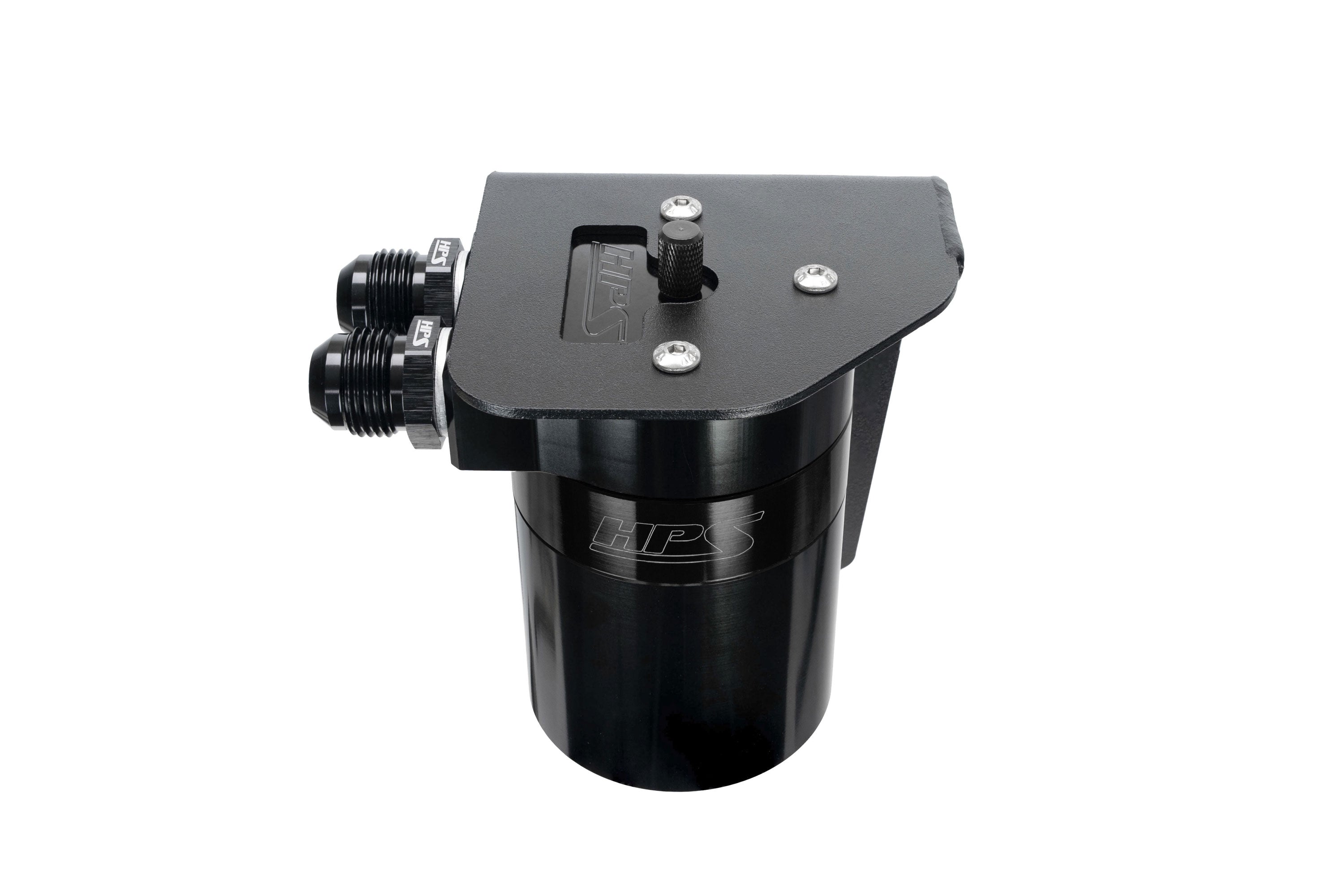 HPS Performance Oil Catch Can Kit 860-023WB, Black - 860-023WB