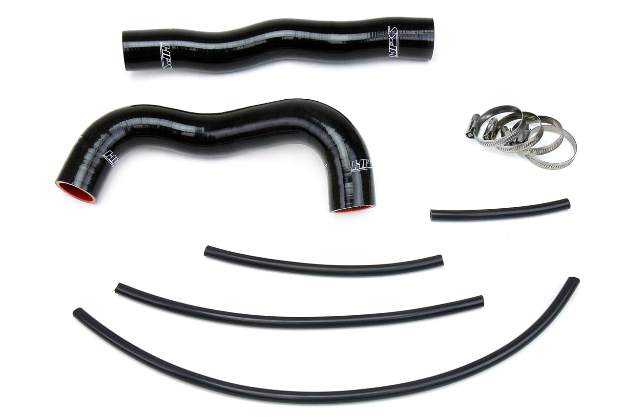 HPS Performance Hps Silicone Radiator Coolant Hose Kit 57 1324 R Blk Black - 57-1324R-BLK