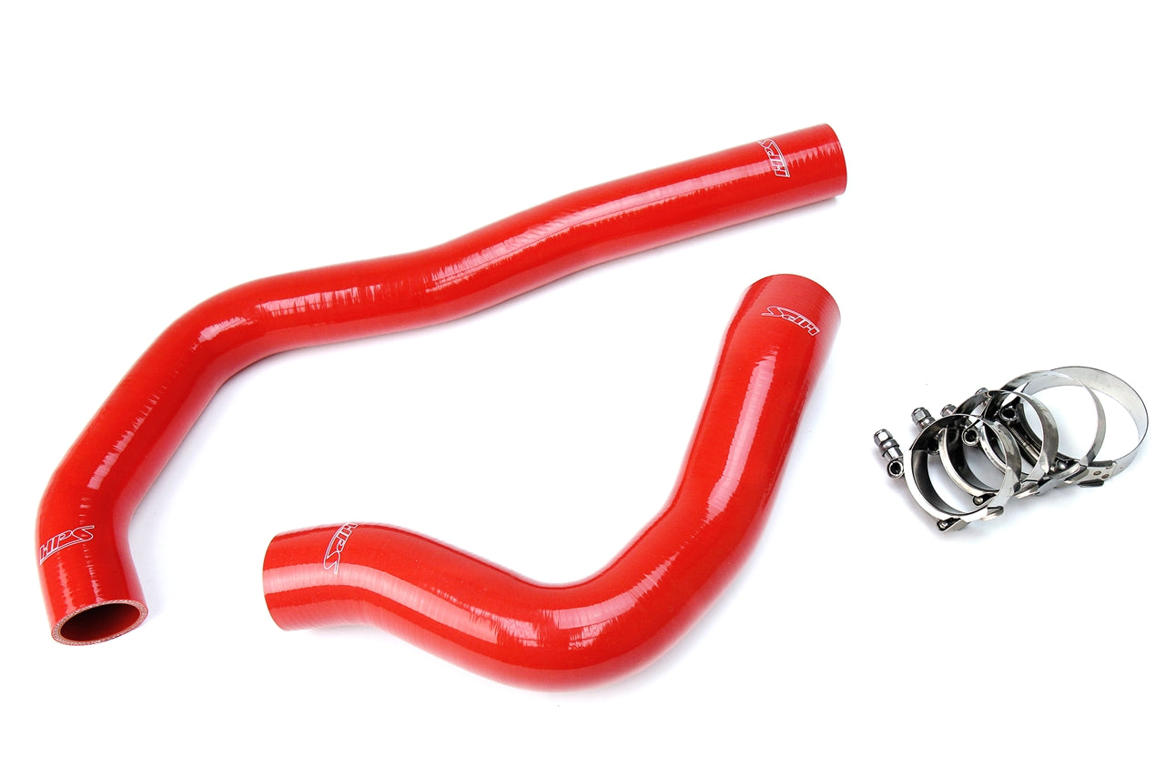 HPS Performance Hps Silicone Radiator Coolant Hose Kit 57 1222 Red Red - 57-1222-RED