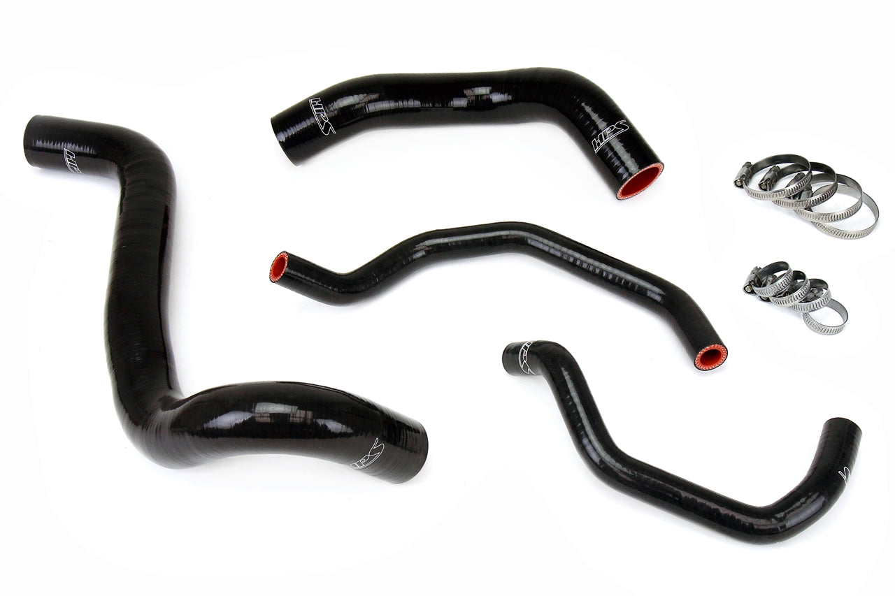 HPS Performance Hps Silicone Radiator And Heater Coolant Hose Kit 57 1426 Blk Black - 57-1426-BLK