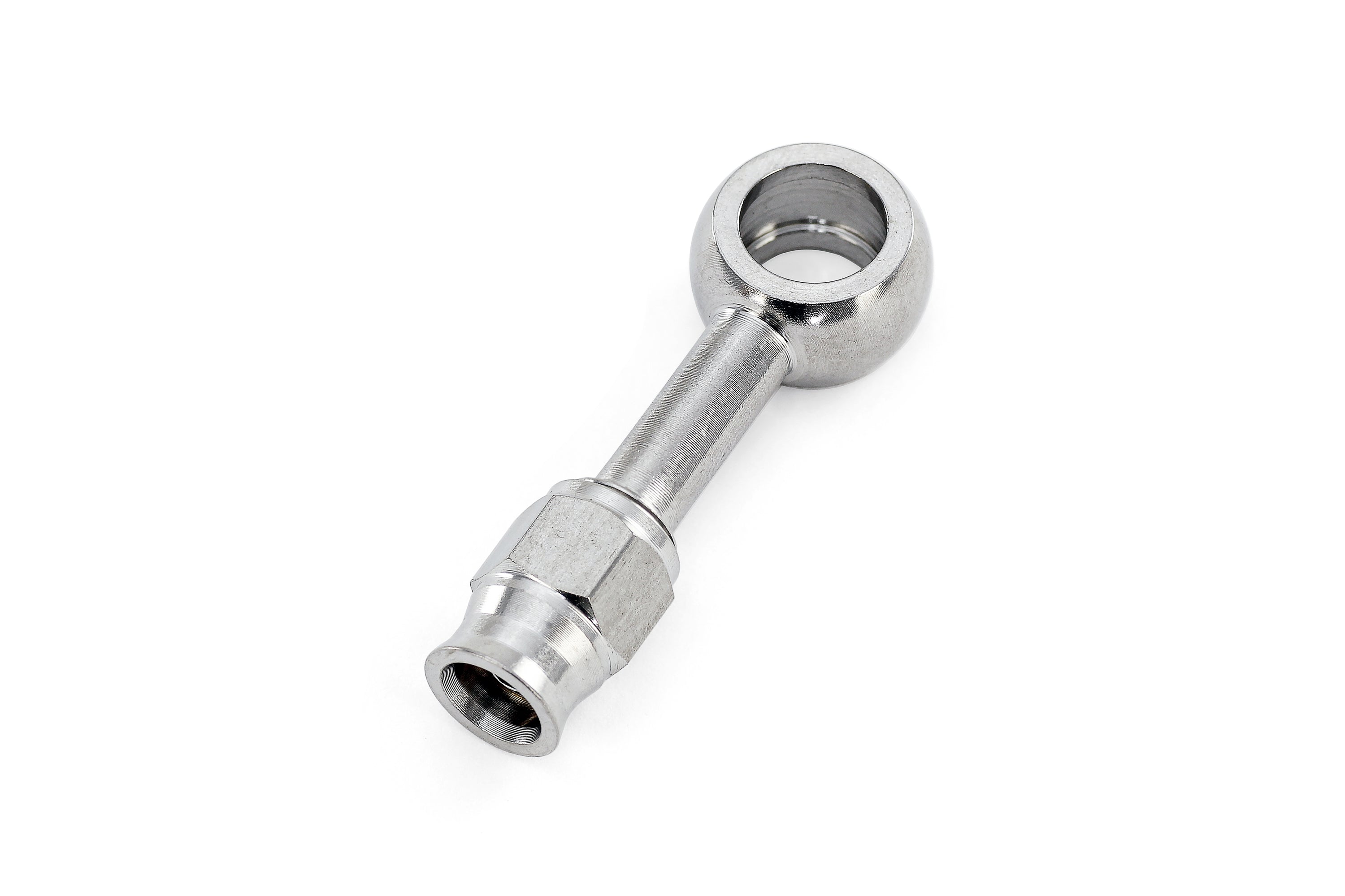 HPS Performance 350 Series AN -3 Push-On Straight Banjo Hose End 350-0003SSB