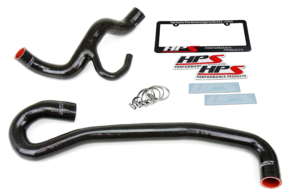 HPS Performance Hps Silicone Radiator Coolant Hose Kit 57 1456 Blk Black - 57-1456-BLK