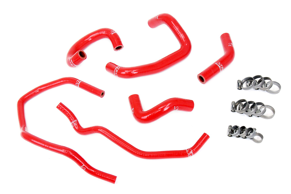 HPS Performance Hps Silicone Heater And Throttle Body Coolant Hose Kit 57 2014 Red Red - 57-2014-RED