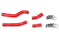 HPS Performance Hps Silicone Radiator Coolant Hose Kit 57 1264 Red Red - 57-1264-RED
