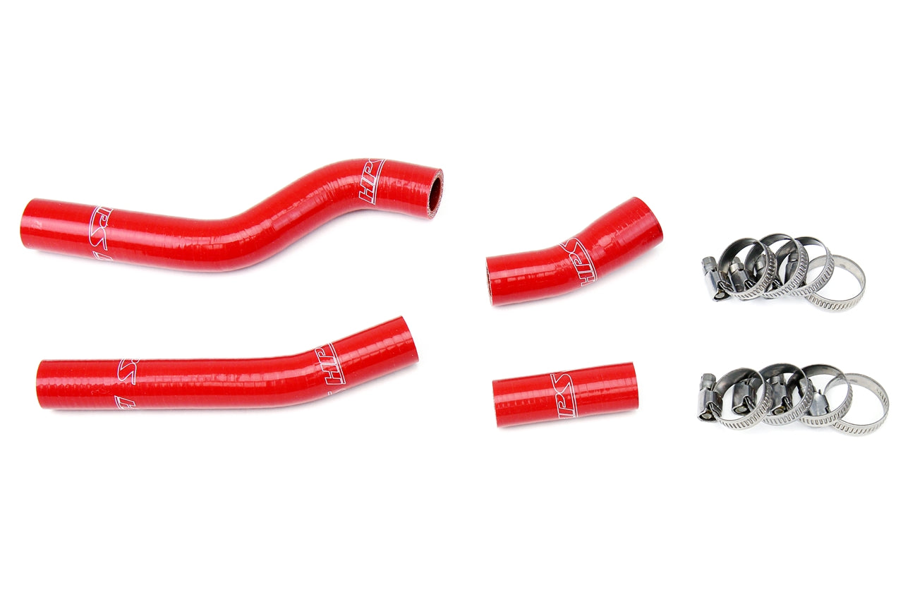 HPS Performance Hps Silicone Radiator Coolant Hose Kit 57 1264 Red Red - 57-1264-RED