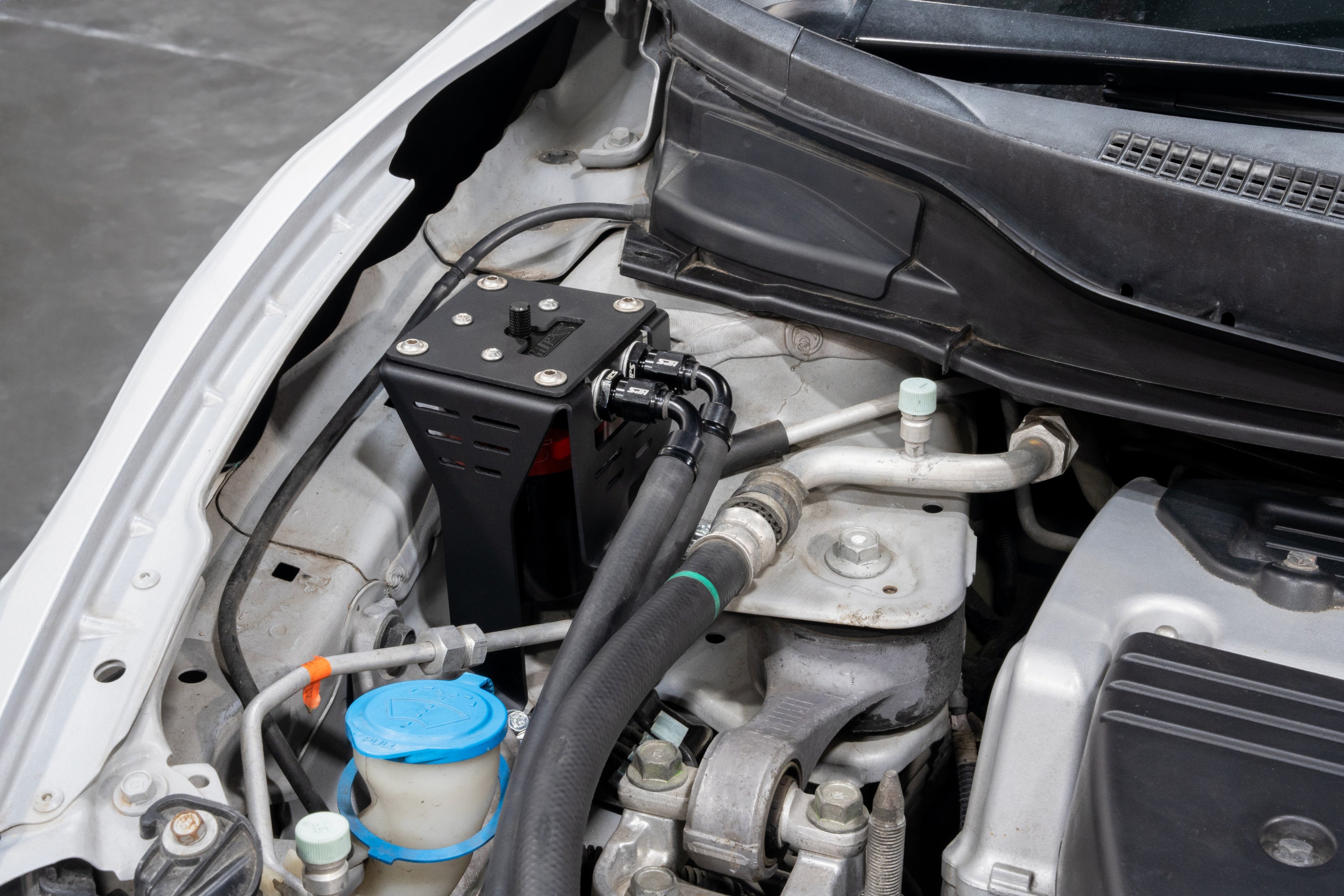 HPS Performance Oil Catch Can Kit 860-027WB Black - 860-027WB