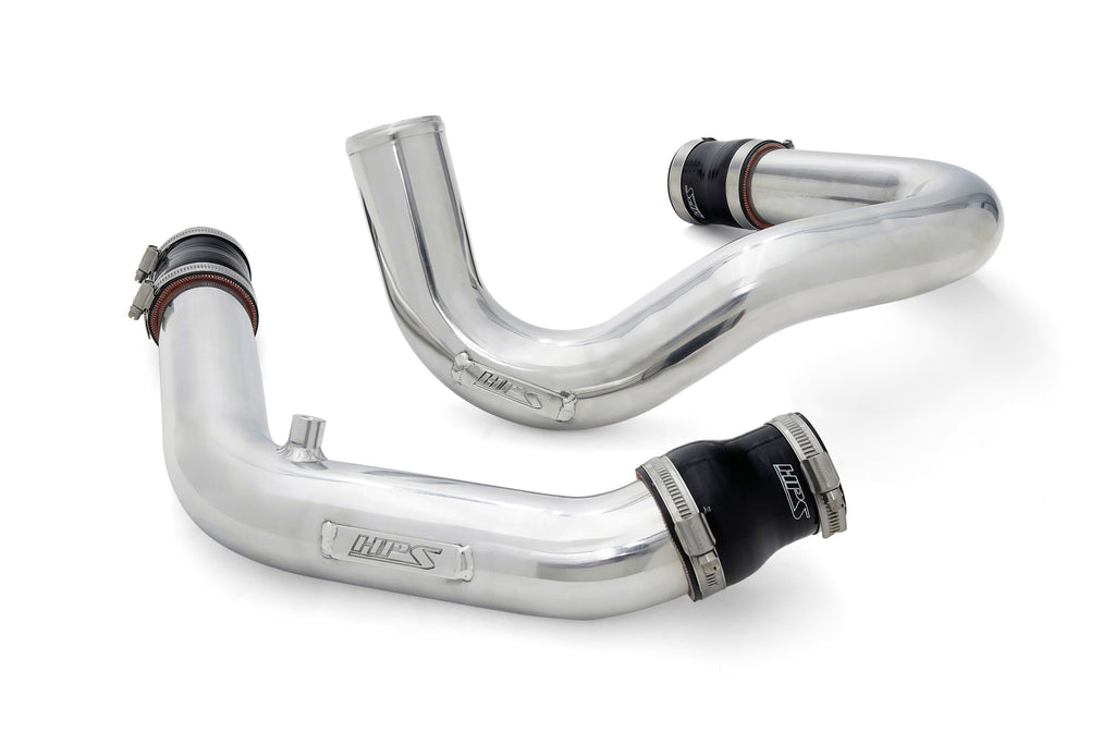 HPS Performance Lower Hot Side and Cold Side Charge Pipe Kit 17-152P Polished - 17-152P