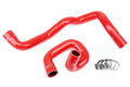 HPS Performance Hps Silicone Radiator Coolant Hose Kit 57 1287 Red Red - 57-1287-RED
