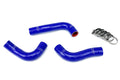 HPS Performance Hps Silicone Radiator Coolant Hose Kit 57 1030 Blue Blue - 57-1030-BLUE