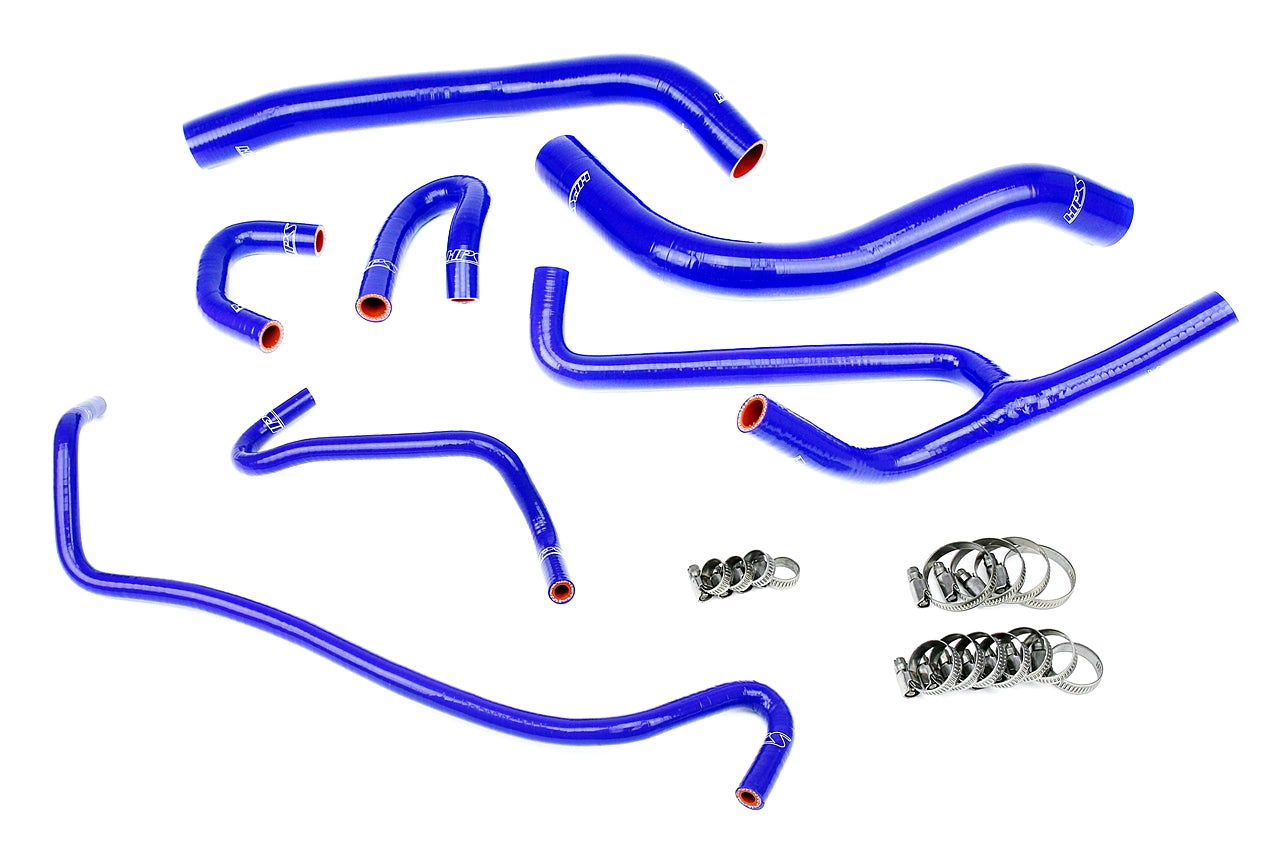 HPS Performance Hps Silicone Radiator And Heater Coolant Hose Kit 57 1506 Blue Blue - 57-1506-BLUE