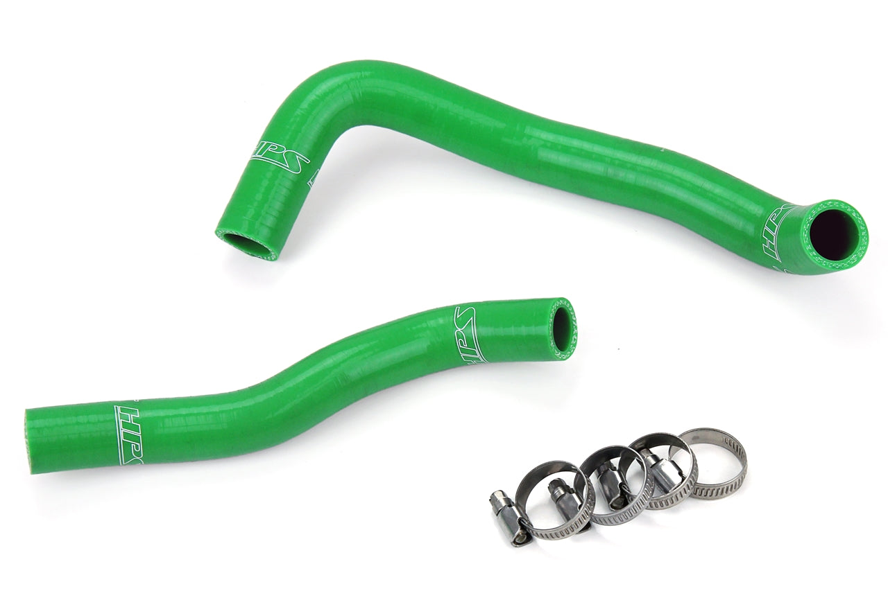 HPS Performance Hps Silicone Radiator Coolant Hose Kit 57 1360 Grn Green - 57-1360-GRN