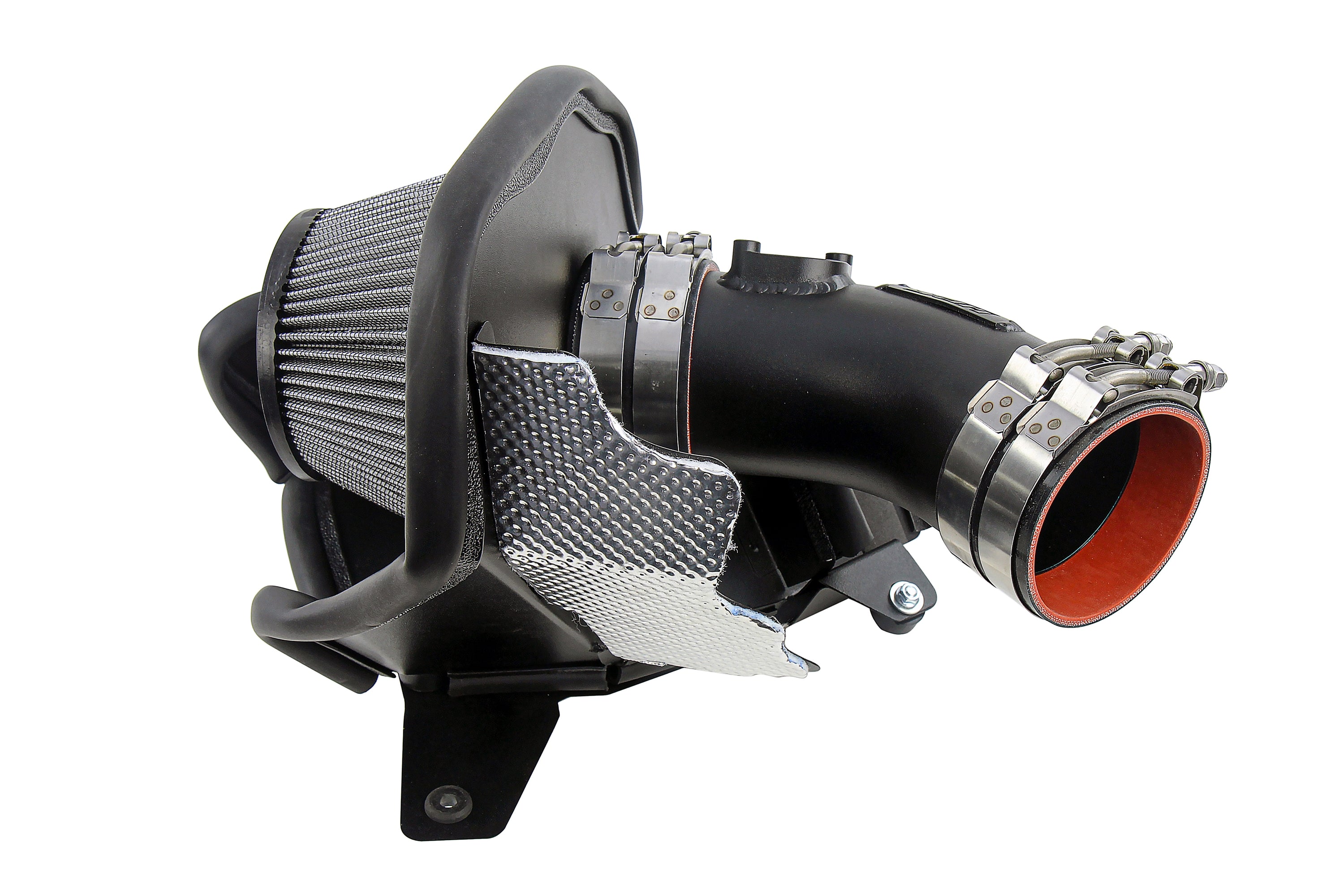 HPS Performance Air Intake Kit With Heat Shield 827-717WB Black - 827-717WB