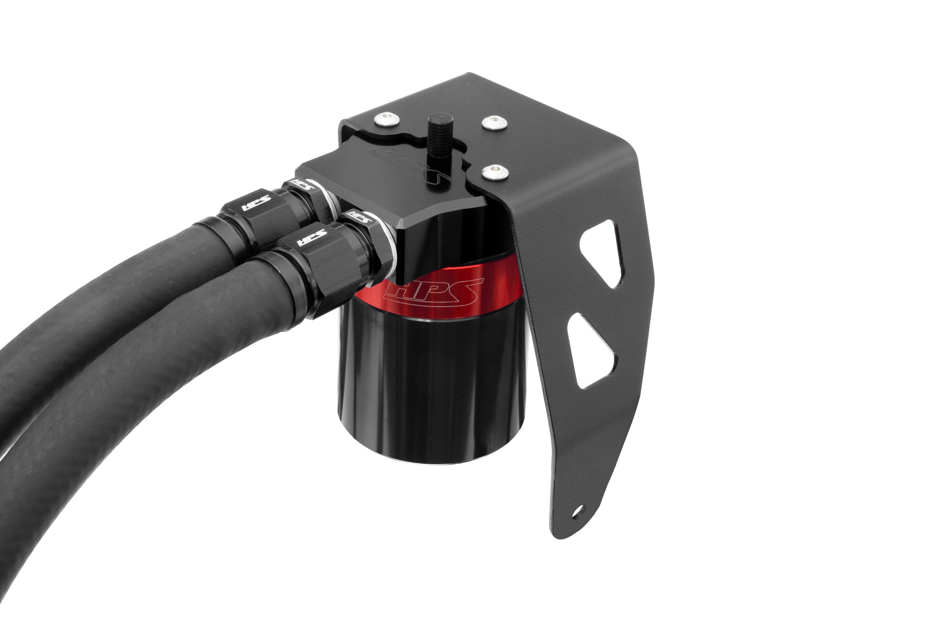 HPS Performance Oil Catch Can Kit 860-024 Red - 860-024