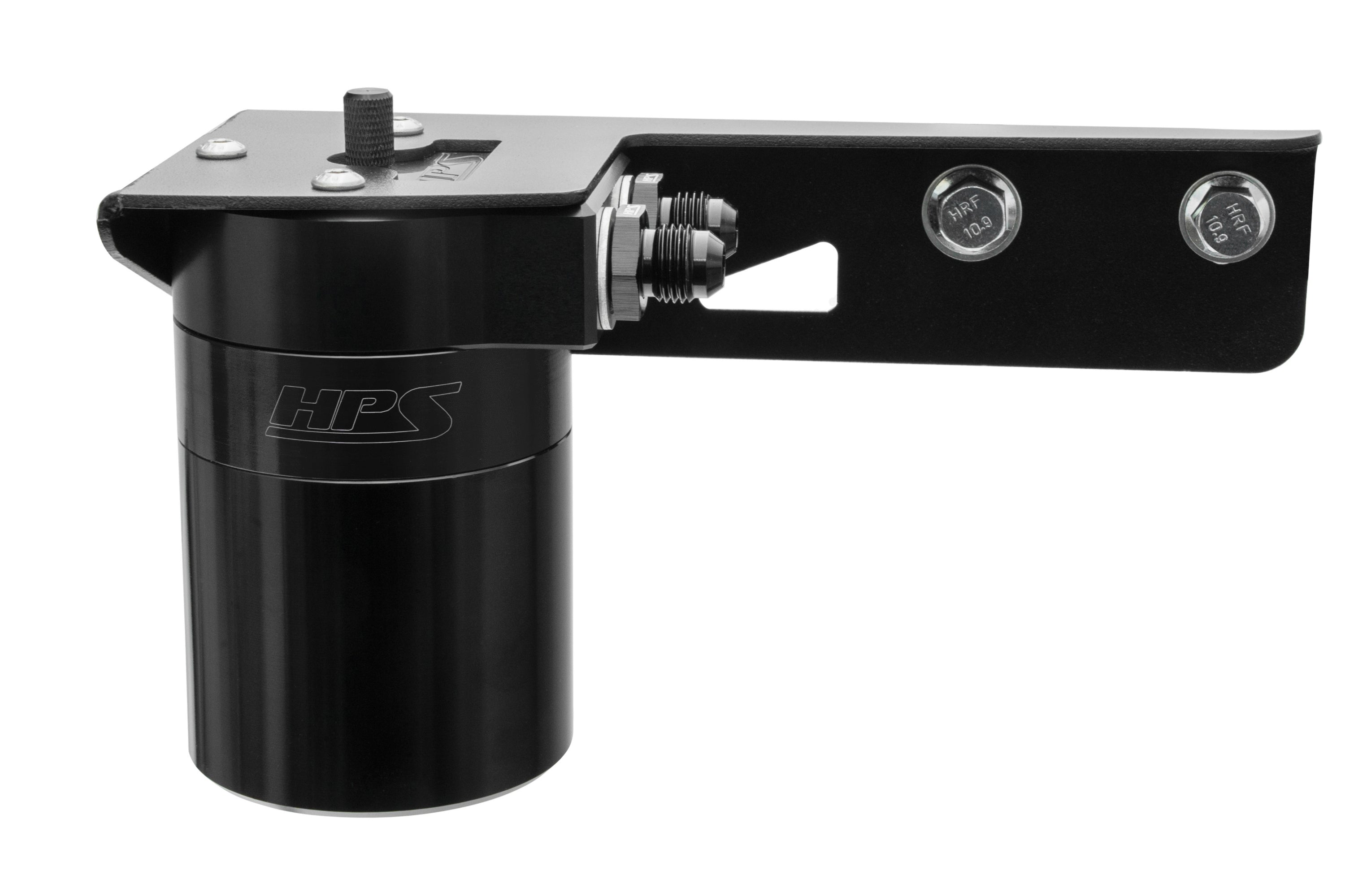 HPS Performance Oil Catch Can Kit 860-018WB, Black - 860-018WB