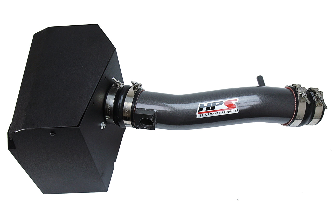 HPS Performance Air Intake Kit With Heat Shield 827-595GM Gunmetal - 827-595GM
