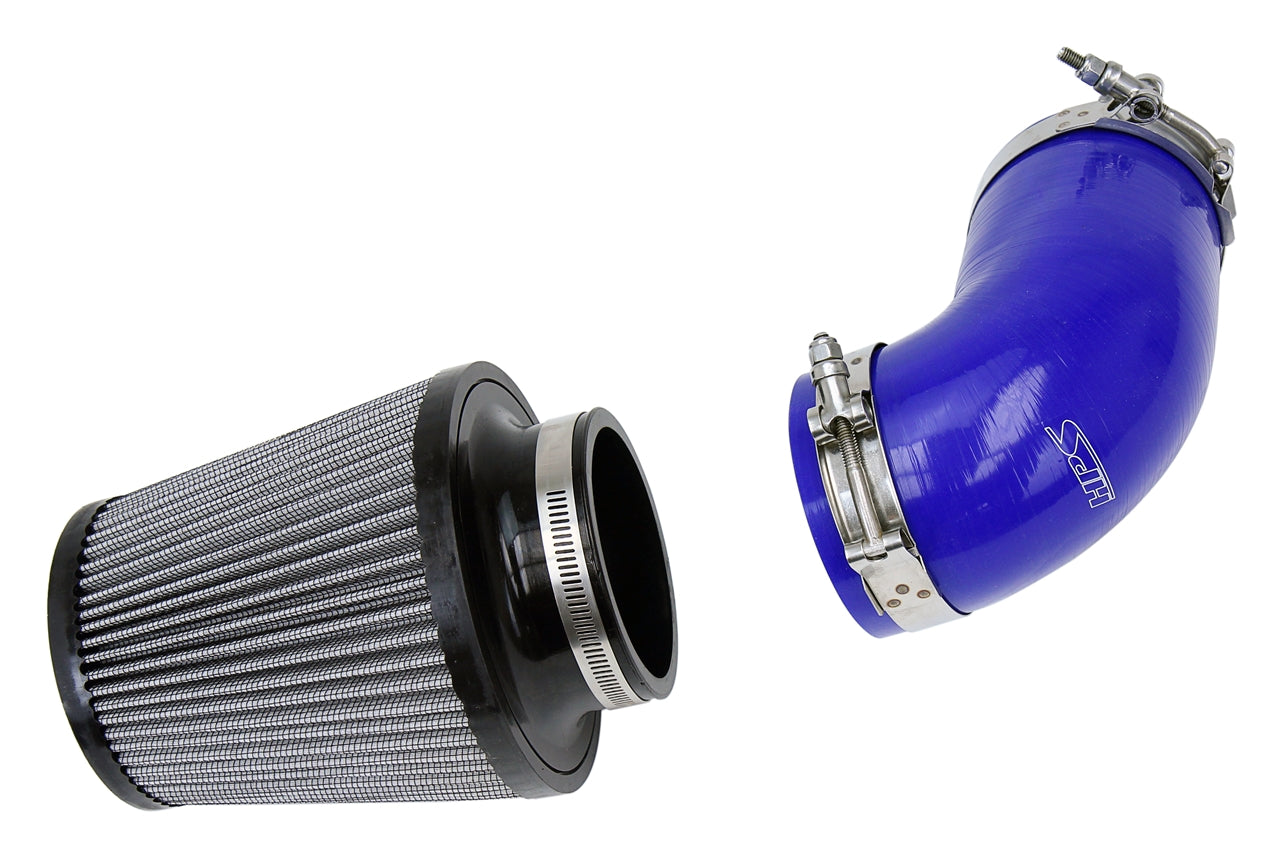 HPS Performance Silicone Air Intake Kit 827-276BL Blue - 827-276BL