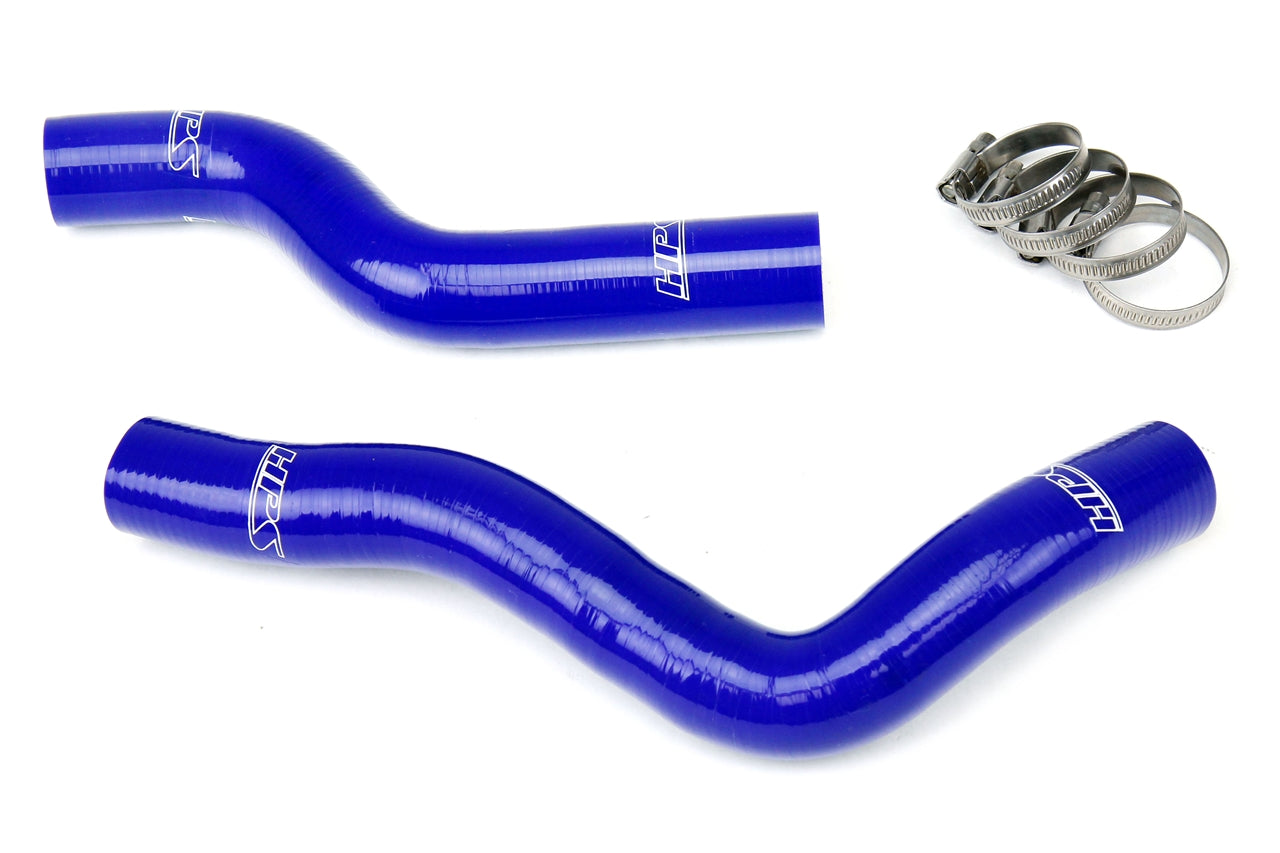 HPS Performance Hps Silicone Radiator Coolant Hose Kit 57 1229 Blue Blue - 57-1229-BLUE