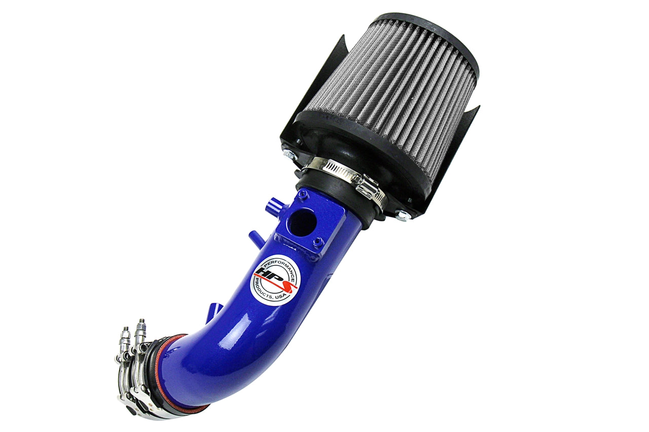 HPS Performance Air Intake Kit With Heat Shield 827-588BL Blue - 827-588BL