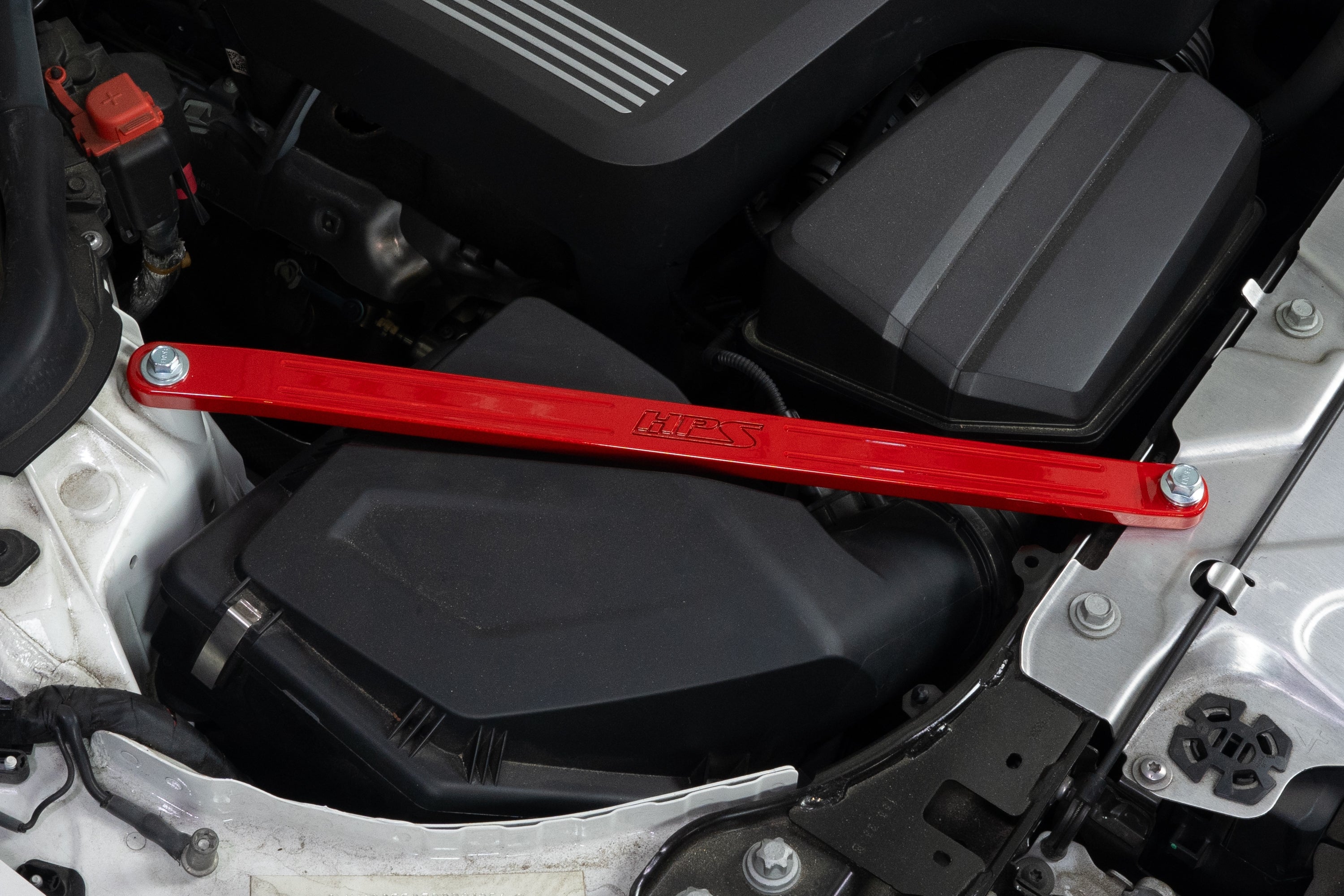 HPS Performance Front Strut Bar 42-115R Red - 42-115R