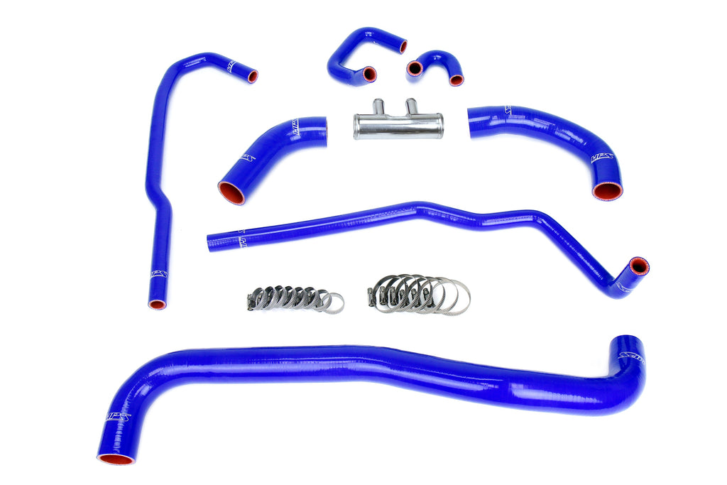 HPS Performance Hps Silicone Radiator Coolant Hose Kit 57 2090 Blue Blue - 57-2090-BLUE