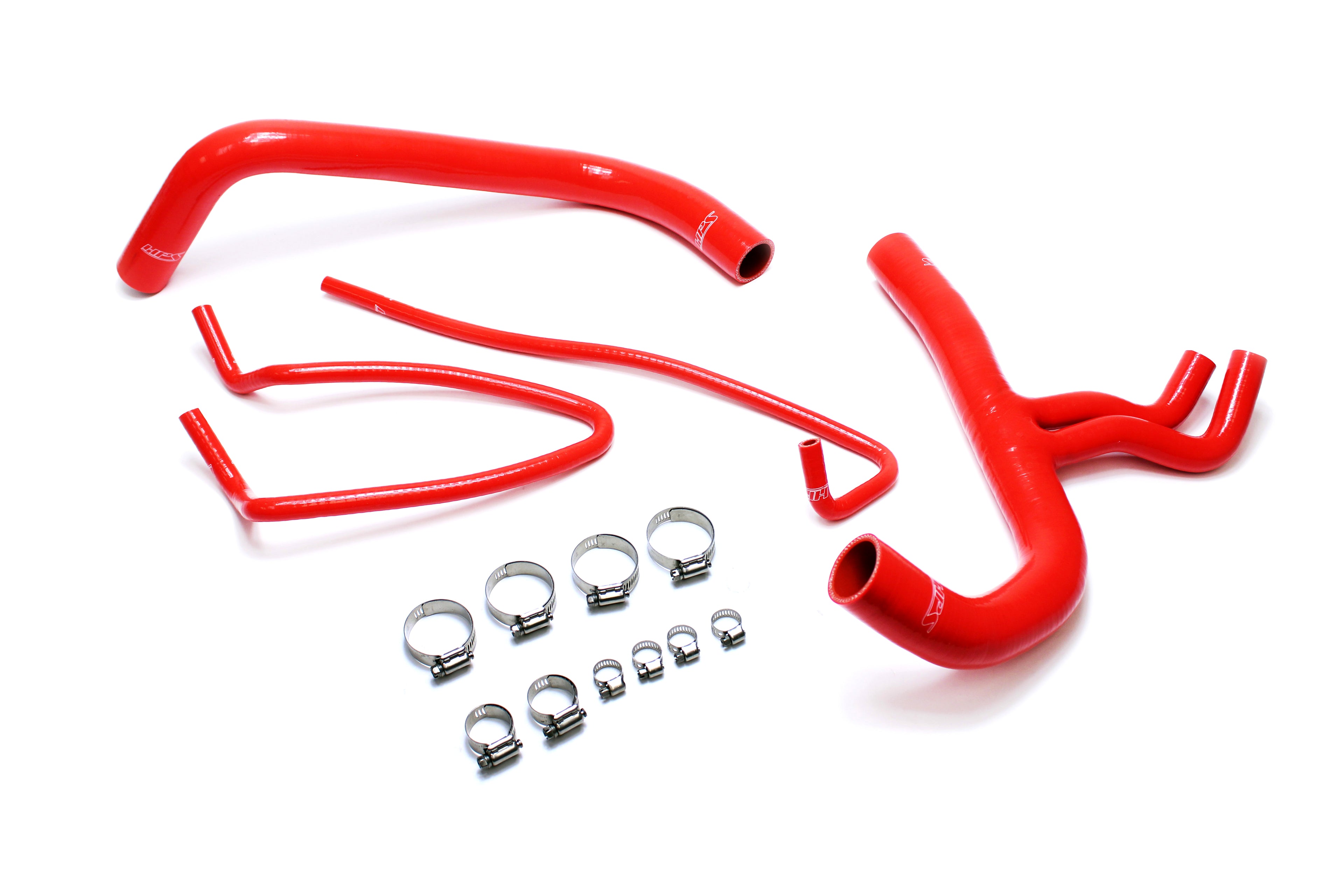HPS Performance Hps Silicone Radiator Coolant Hose Kit 57 1402 Red Red - 57-1402-RED