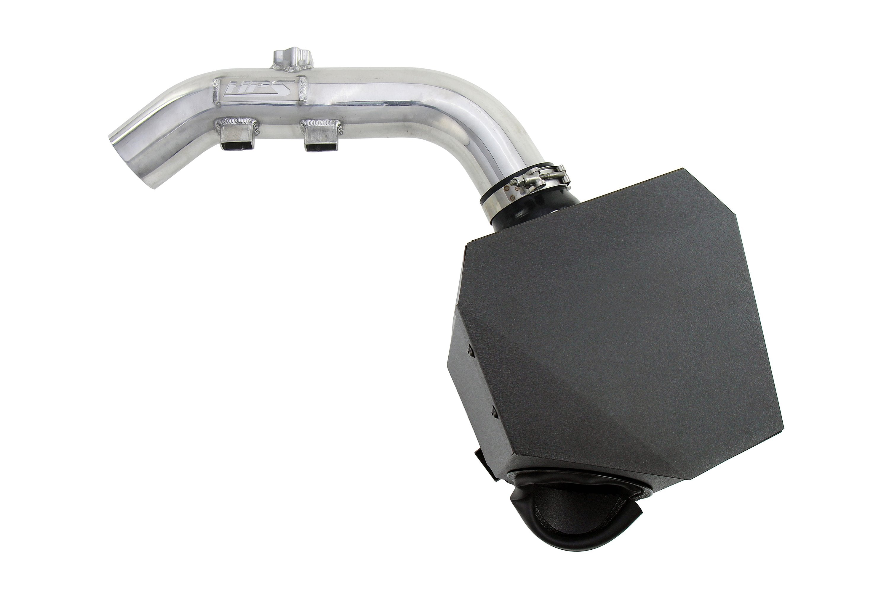 HPS Performance Air Intake Kit With Heat Shield 827-699P Polished - 827-699P