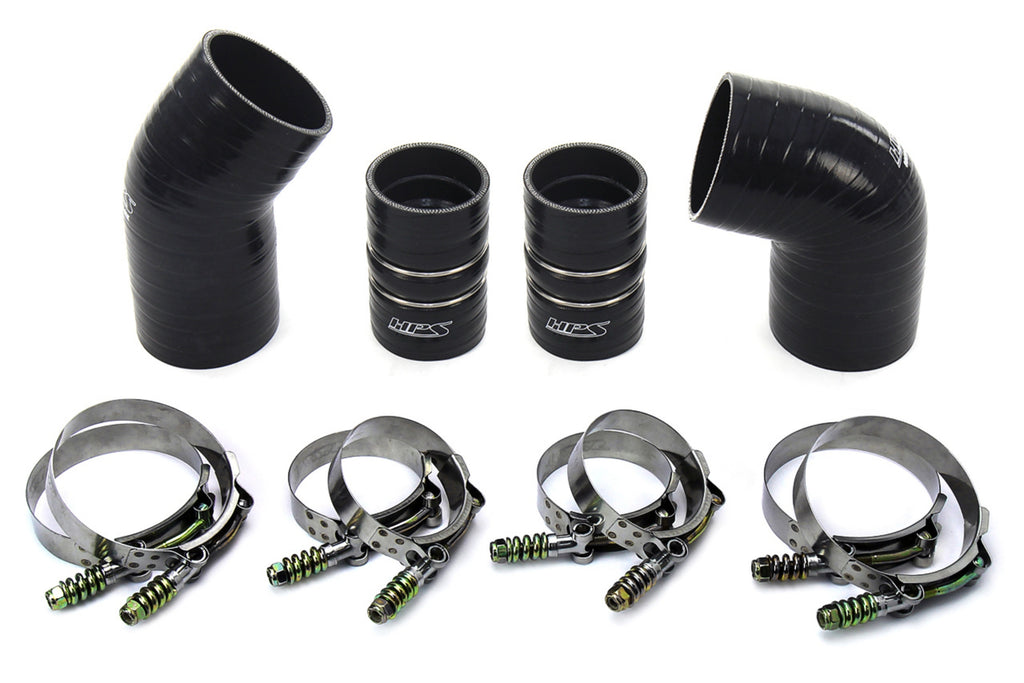 HPS Performance Hps Silicone Intercooler Boot Kit 57 1574 Blk Black - 57-1574-BLK