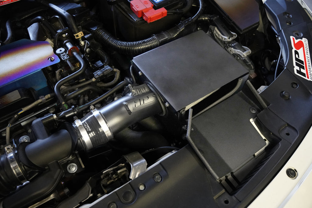 HPS Performance Air Intake Kit With Heat Shield 827-406P Polished - 827-406P