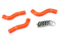 HPS Performance Hps Silicone Radiator Coolant Hose Kit 57 1248 Org Orange - 57-1248-ORG