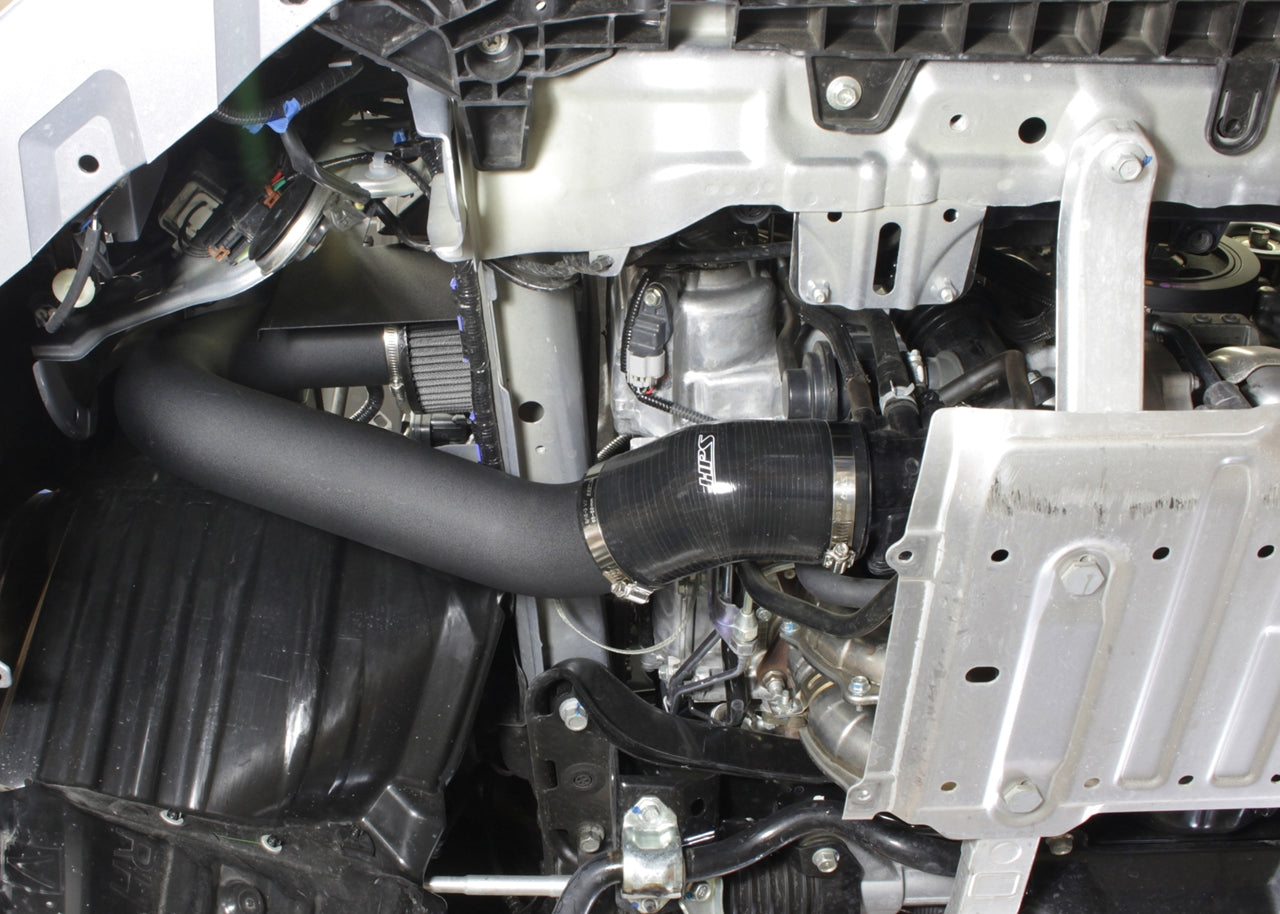 HPS Performance Air Intake Kit With Heat Shield 827-545WB Black - 827-545WB