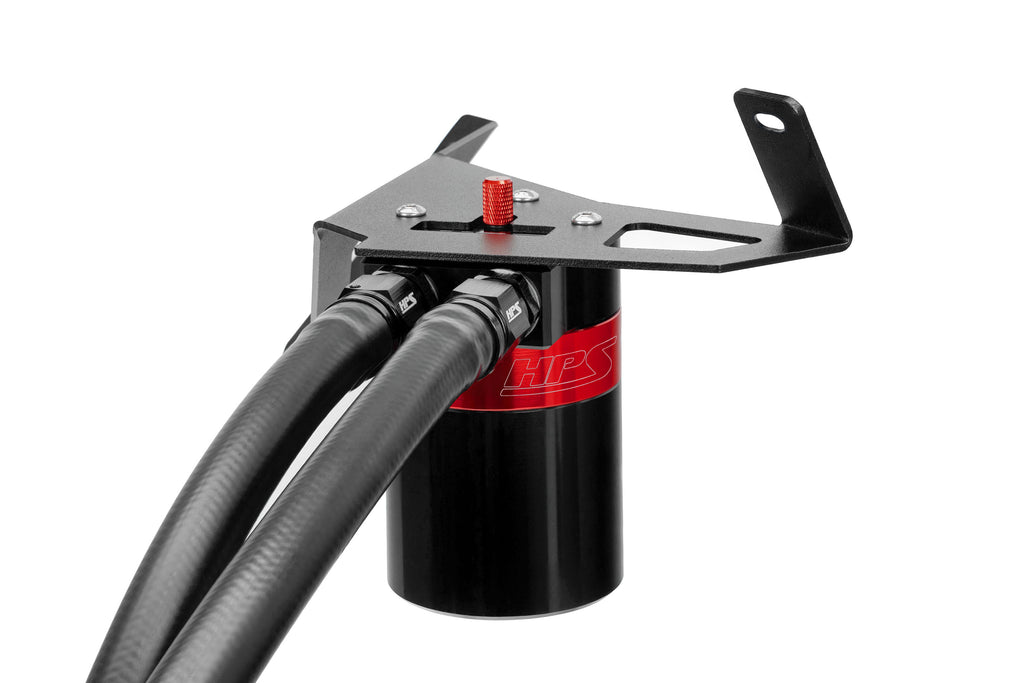 HPS Performance Oil Catch Can Kit 860-029 Red - 860-029