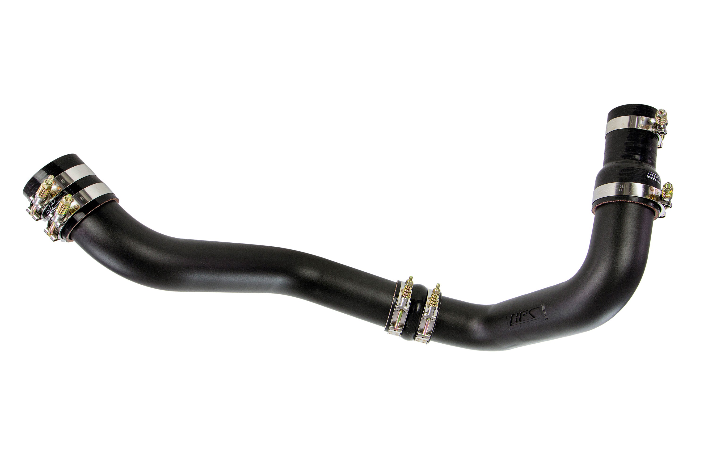 HPS Performance Hot and Cold Side Charge Pipe Kit 17-126WB Black - 17-126WB