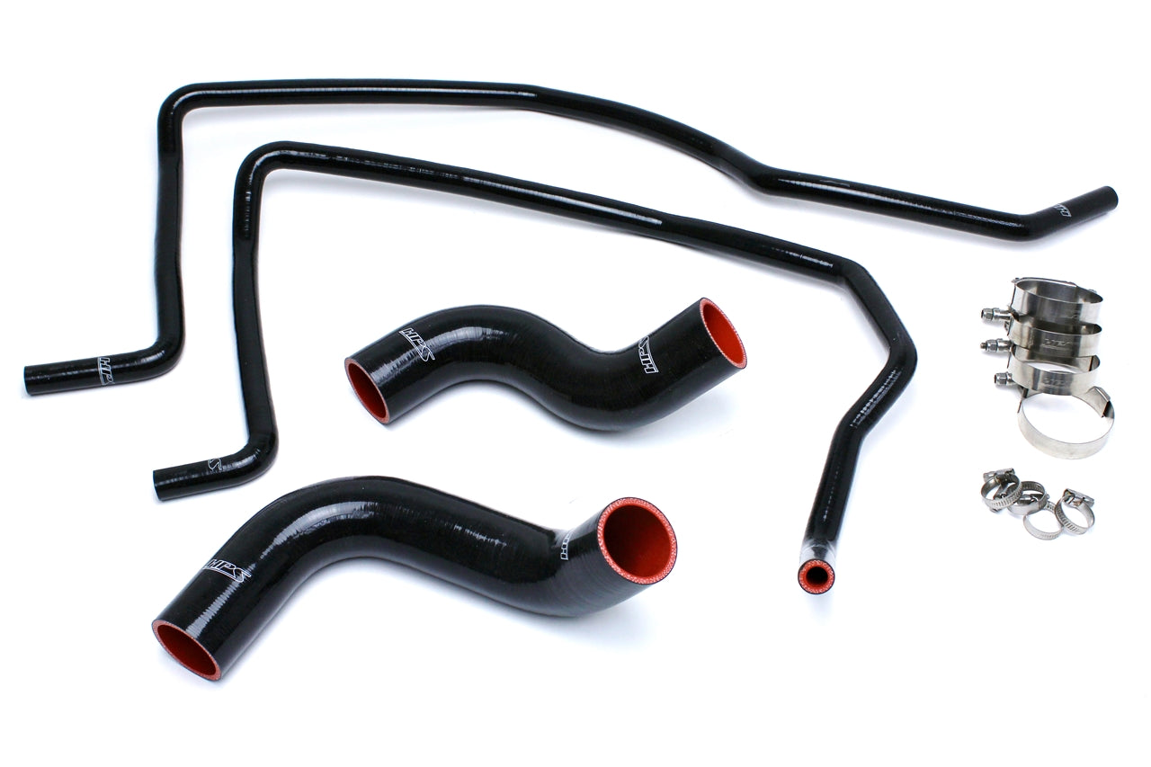 HPS Performance Hps Silicone Radiator And Heater Coolant Hose Kit 57 1498 Blk Black - 57-1498-BLK