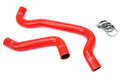 HPS Performance Hps Silicone Radiator Coolant Hose Kit 57 1009 Red Red - 57-1009-RED