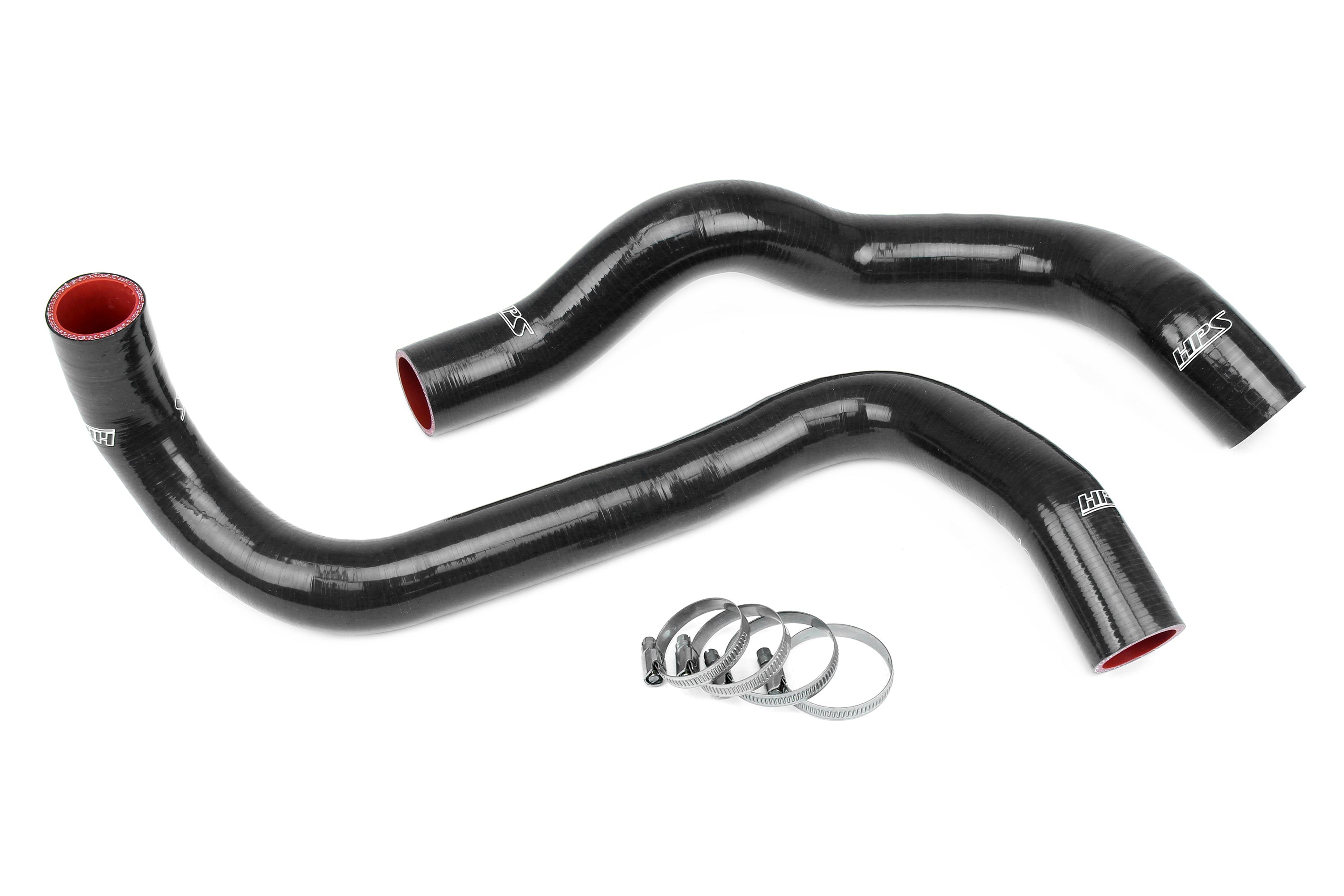 HPS Performance Hps Silicone Radiator Coolant Hose Kit 57 1902 Blk Black - 57-1902-BLK