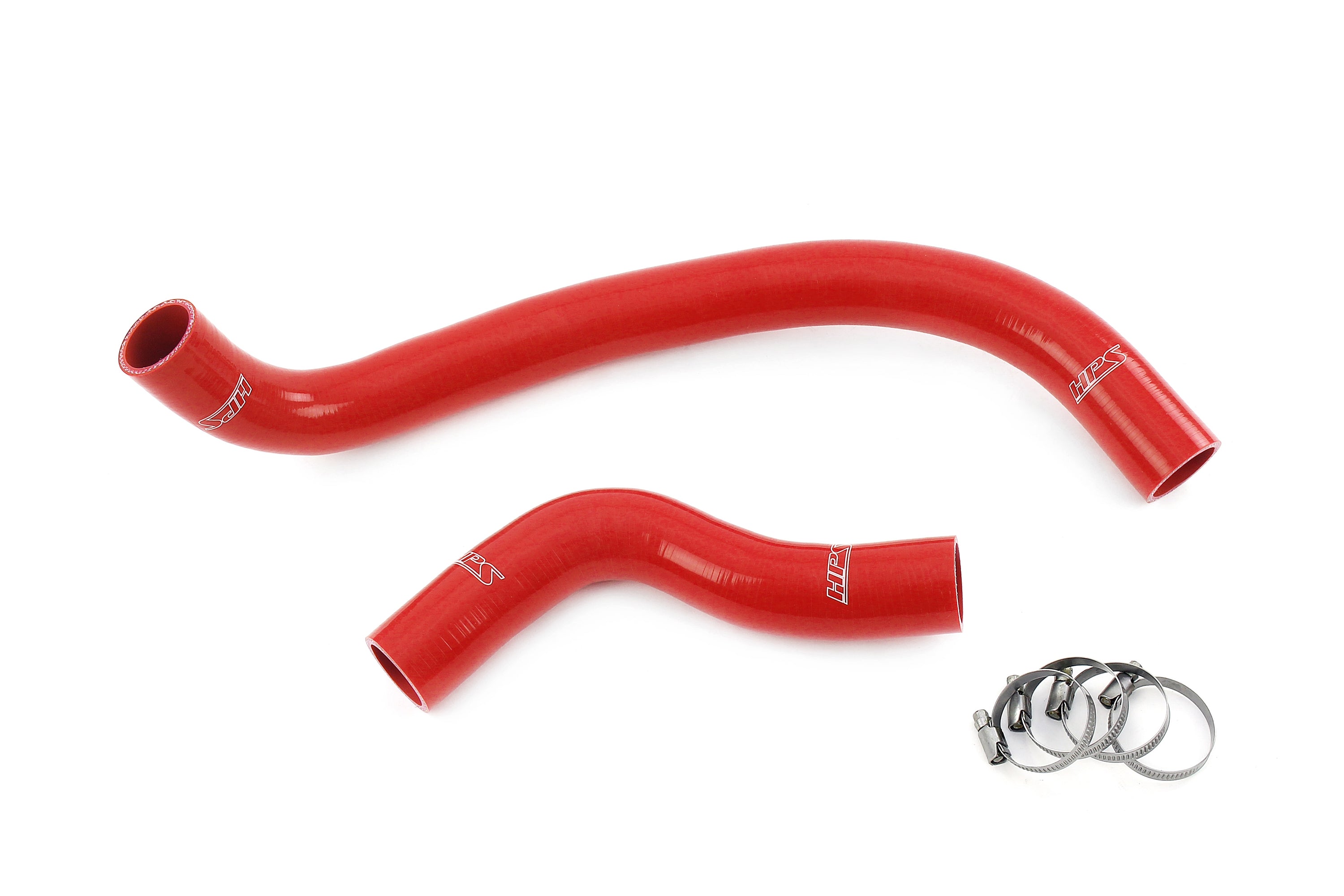HPS Performance Hps Silicone Radiator Coolant Hose Kit 57 2096 Red Red - 57-2096-RED