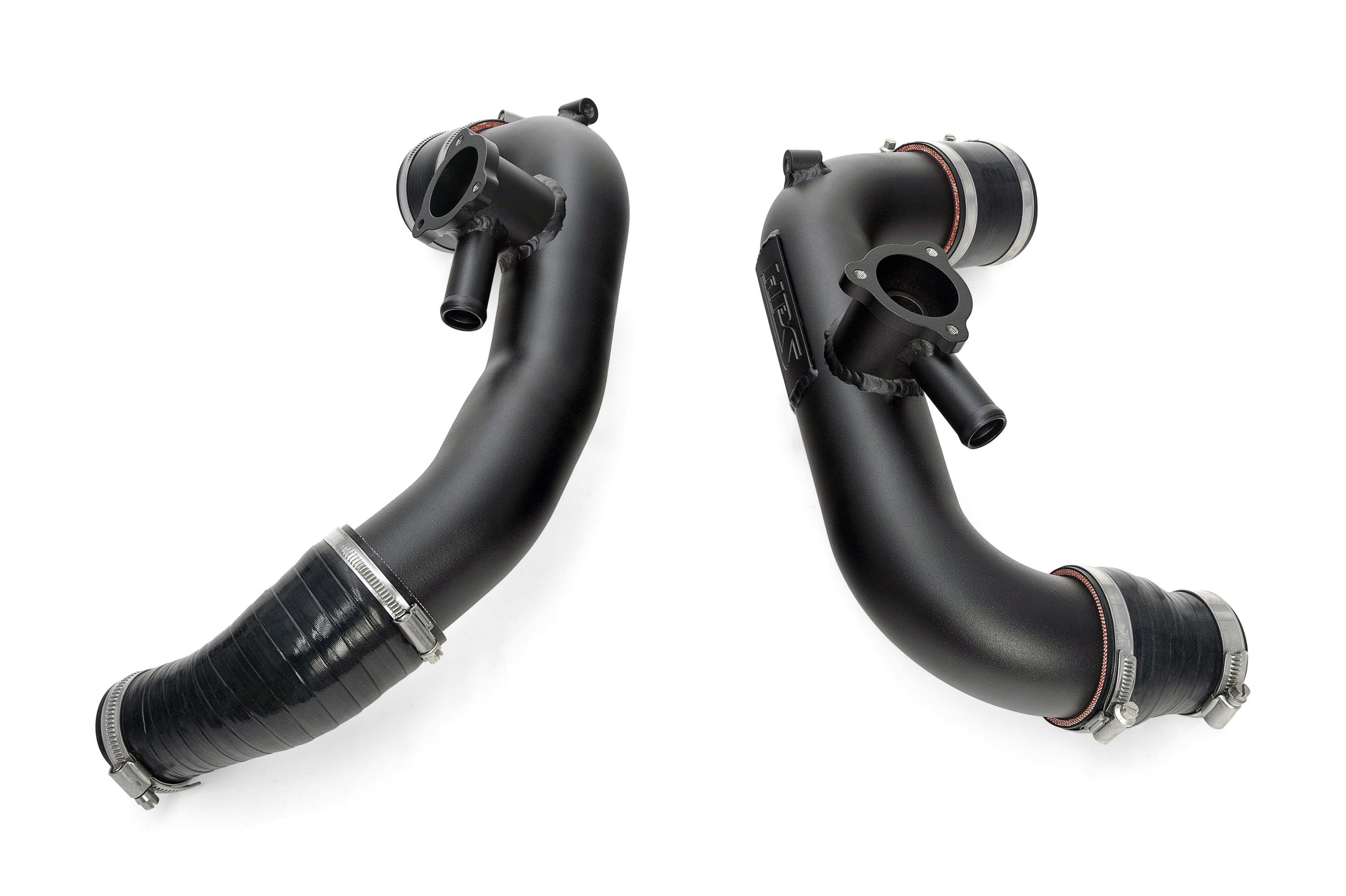 HPS Performance Hot Side Charge Pipe Kit 17-148WB Black - 17-148WB