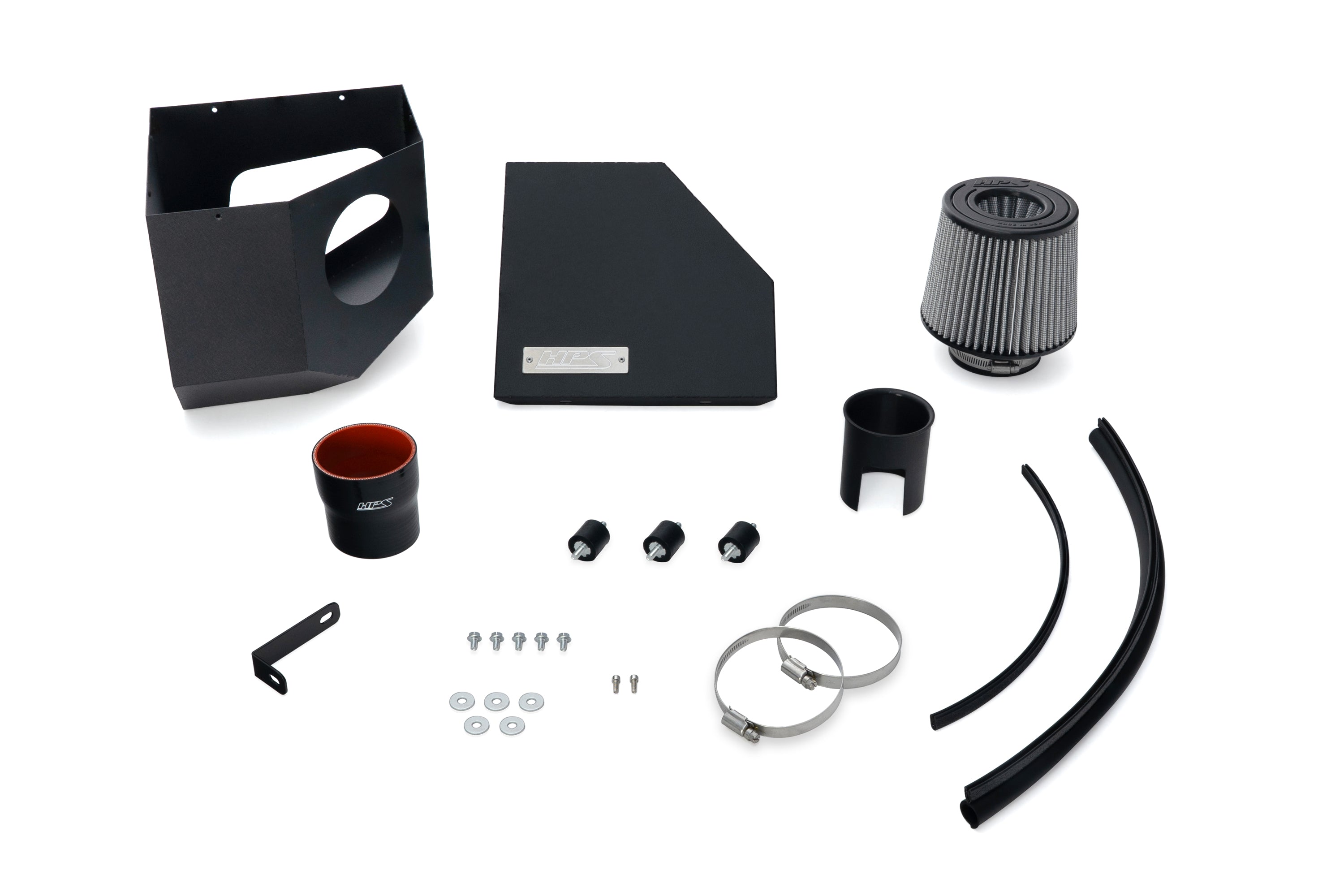 HPS Performance Air Intake Kit 827-786WB Black - 827-786WB