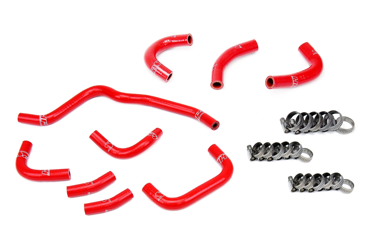HPS Performance Hps Silicone Oil Cooler And Throttle Body Coolant Hose Kit 57 2079 Red Red - 57-2079-RED