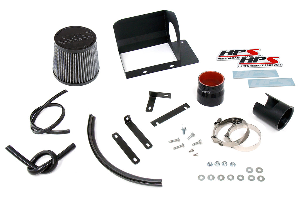 HPS Performance Air Intake Kit With Heat Shield 827-686BL Blue - 827-686BL