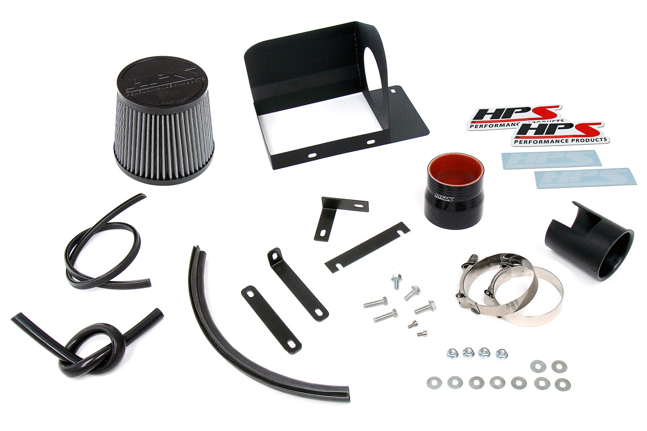 HPS Performance Air Intake Kit With Heat Shield 827-686BL Blue - 827-686BL