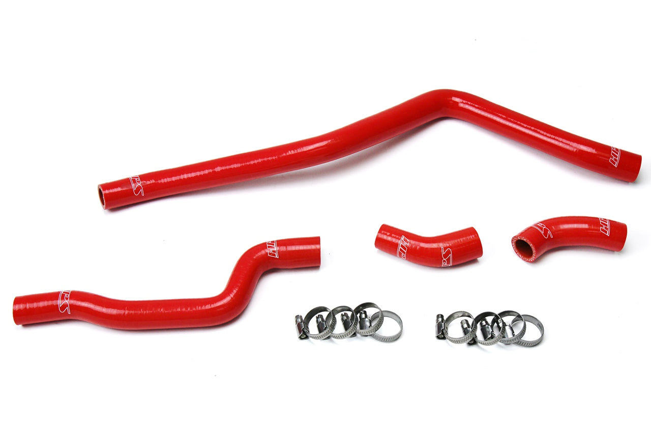 HPS Performance Hps Silicone Radiator Coolant Hose Kit 57 1615 Red Red - 57-1615-RED