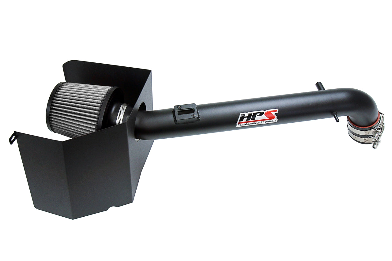 HPS Performance Air Intake Kit With Heat Shield 827-169WB Black - 827-169WB