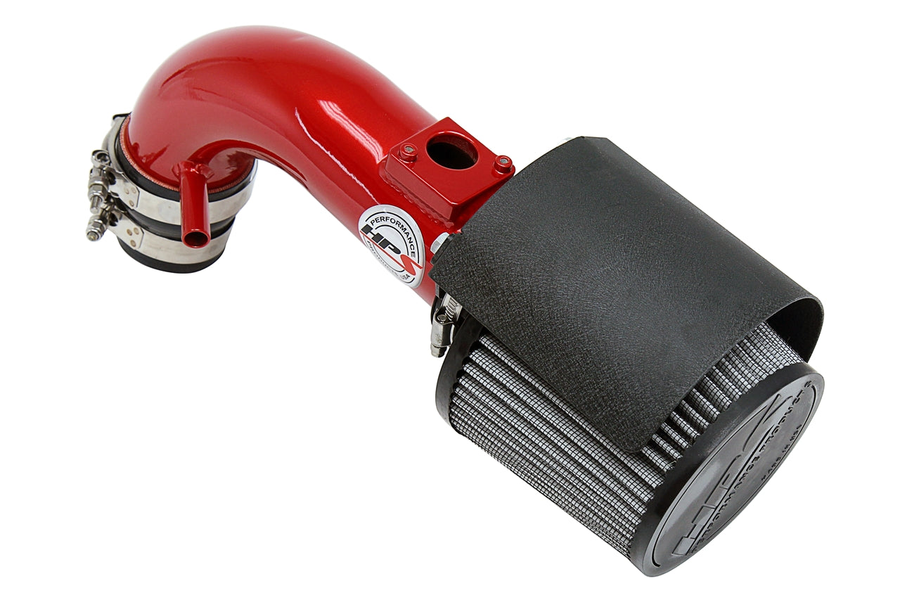 HPS Performance Air Intake Kit With Heat Shield 827-501R Red - 827-501R