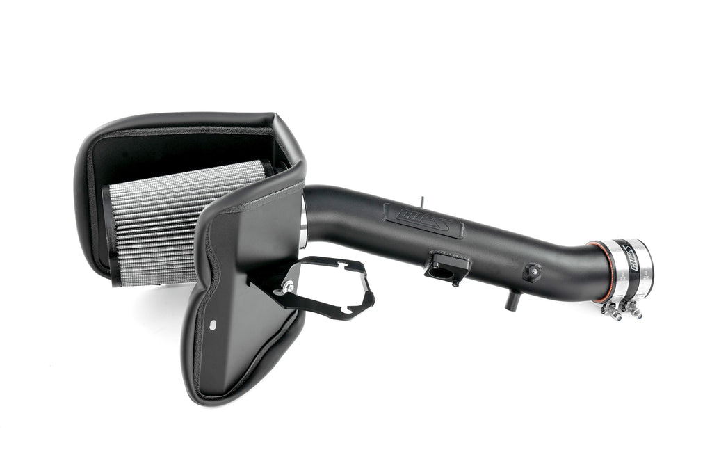 HPS Performance Air Intake Kit With Heat Shield 827-718WB Black - 827-718WB