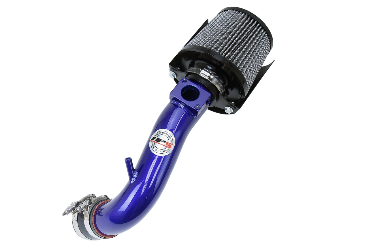 HPS Performance Air Intake Kit With Heat Shield 827-162BL Blue - 827-162BL